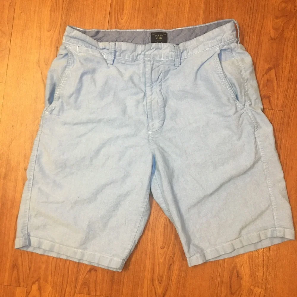 J. CREW Men’s Club Light Blue Shorts 30